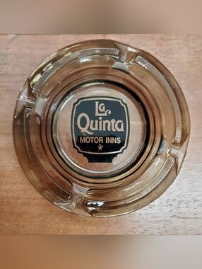 LaQuinta Motor Inns Glass Ashtray